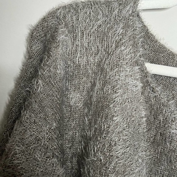Soft Surroundings XL Subtle Shimmer Pullover Eyelash Fuzzy Soft Cozy Sweater - Picture 10 of 15